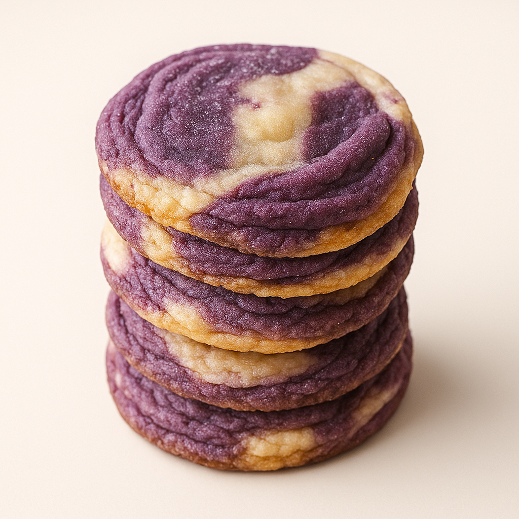 Marbled Ube Cookies - Me & Ube