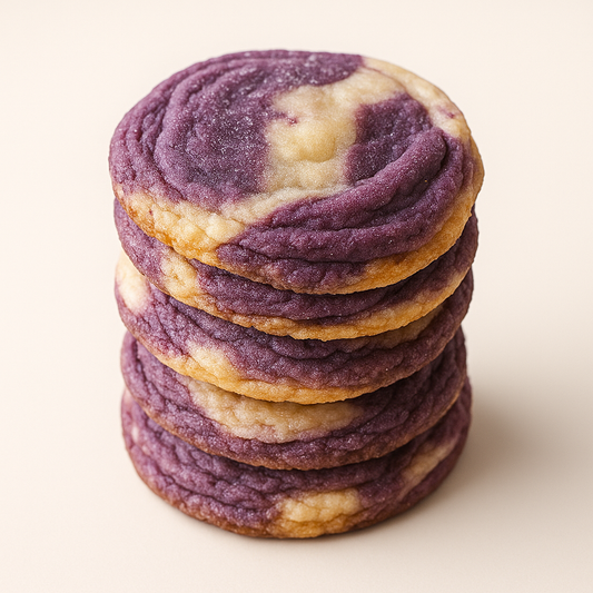 Marbled Ube Cookies - Me & Ube